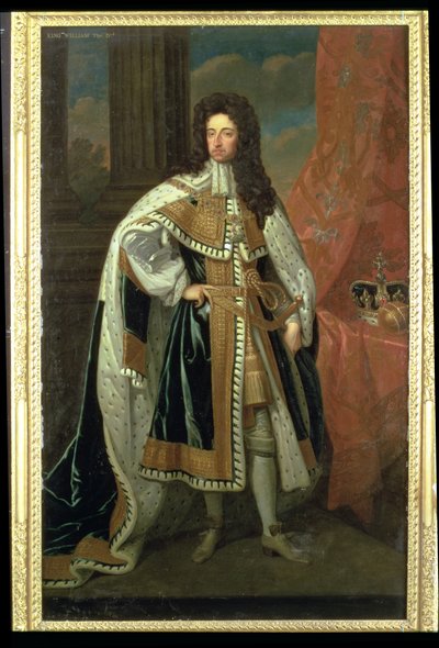 Portrait of King William III (1650-1702) by Godfrey Kneller